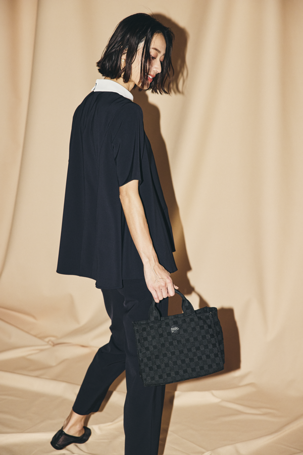 IVY×FEILER Block Check Tote Bag《2 size》