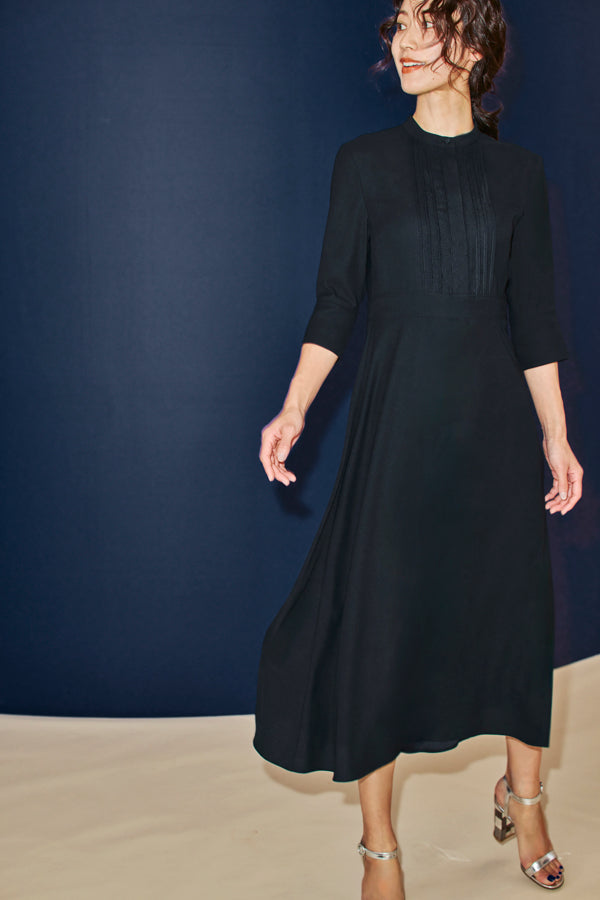 Pintuck Dress