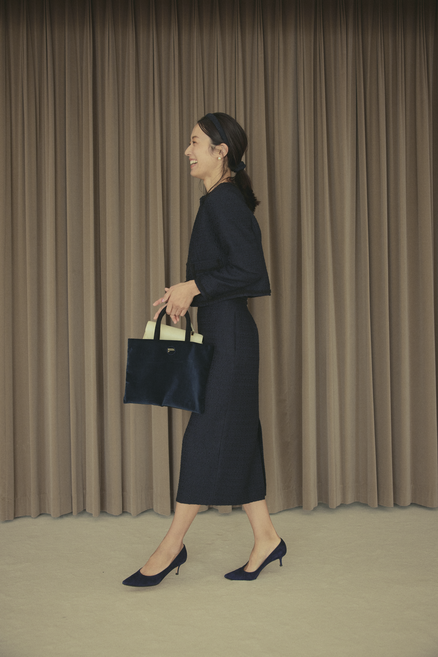 IVY×FEILER Velour Tote Bag