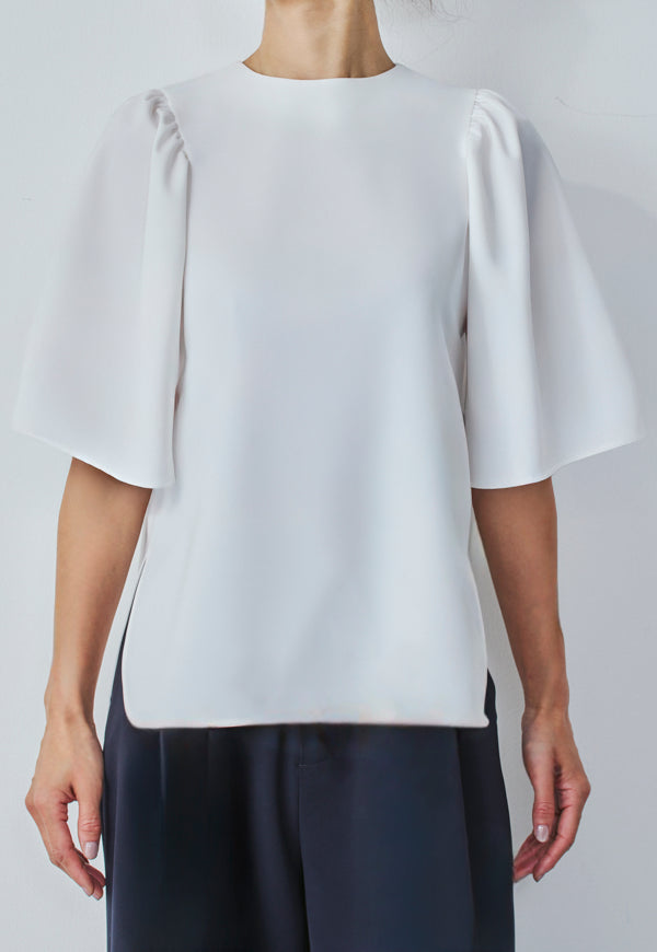 Ruffle Sleeve Tops