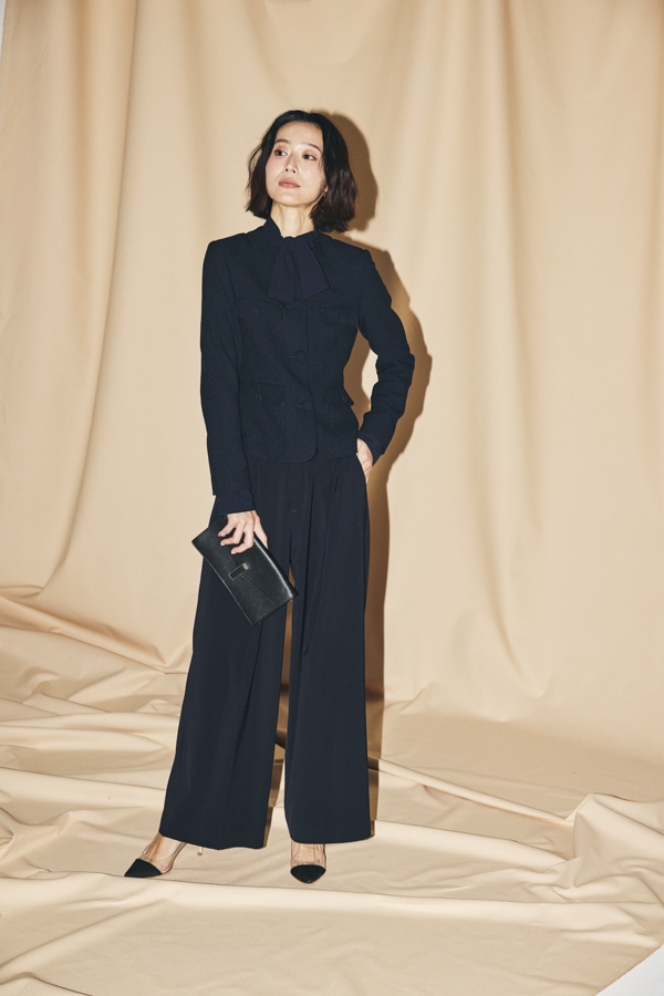 Pocketed Tweed Jacket