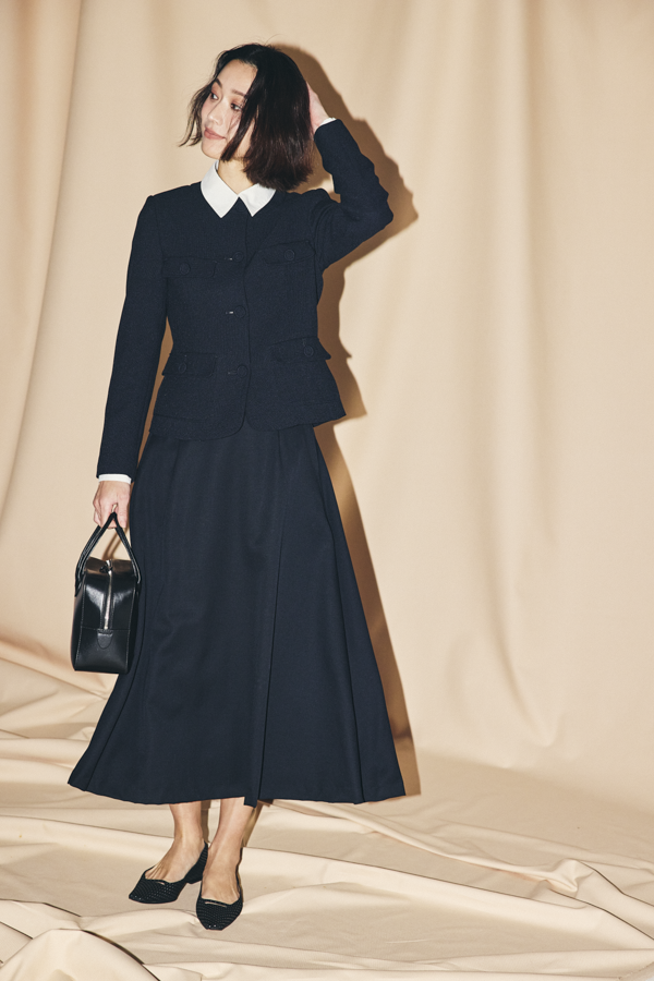 Flared Skirt – IVY I'M NAVY Flared Skirt – IVY I'M NAVY
