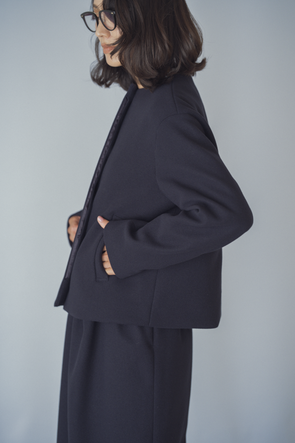Melton Cropped Coat